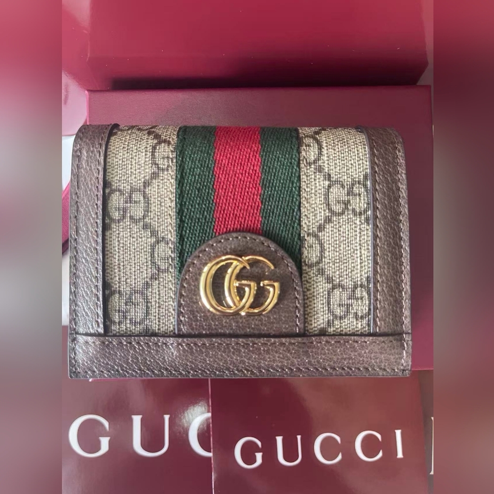 Gucci Ophidia GG Card Case Wallet